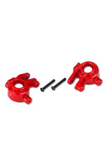 Traxxas TRA9037R  STEERING BLOCKS RED L&R