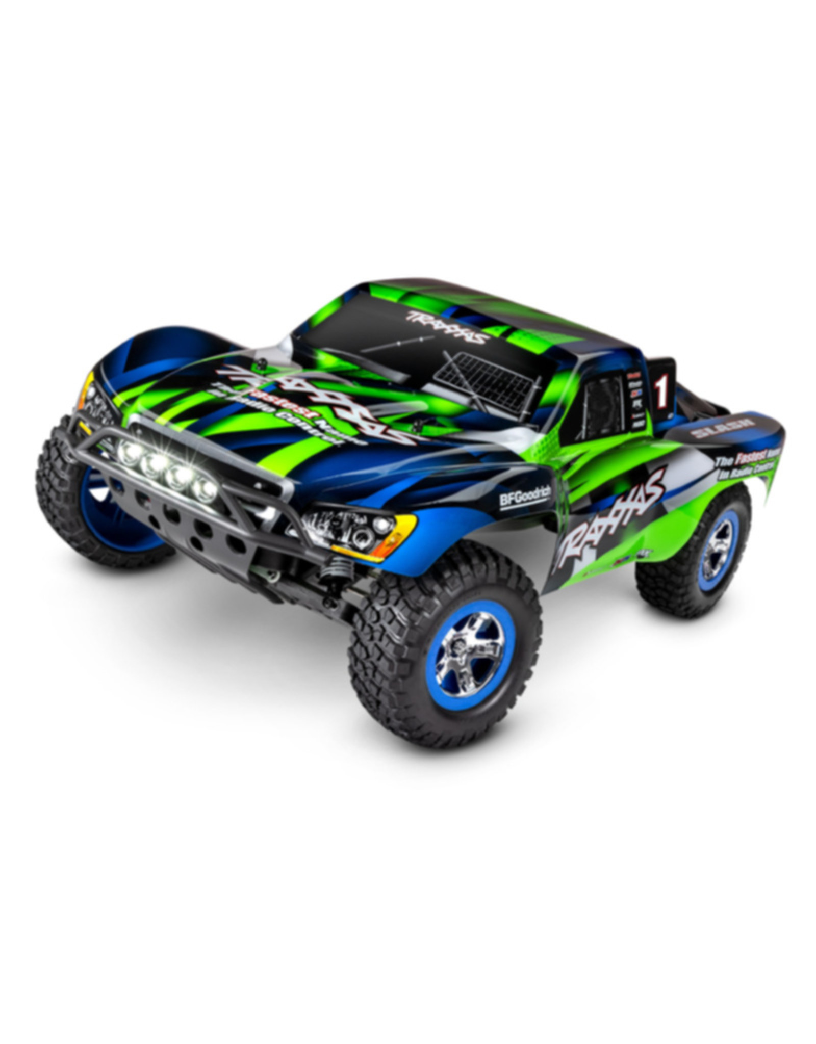 Traxxas TRA58034-61  SLASH 2WD WITH LED LIGHTS GRN