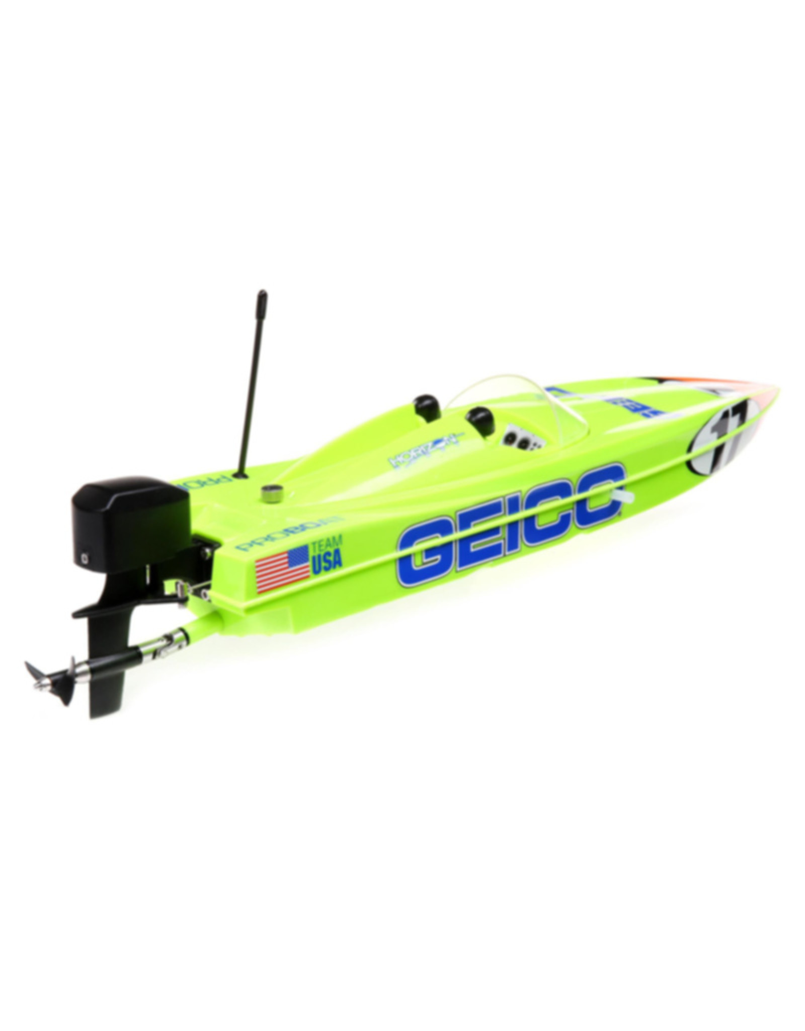 Proboat PRB08044T1 Miss GEICO 17 Power Rac DeepV w/SMART Chg&Batt:RTR