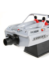 Proboat PRB08045T1 Sprintjet 9" Self-Righting Jet Boat Brushed RTR, Silver