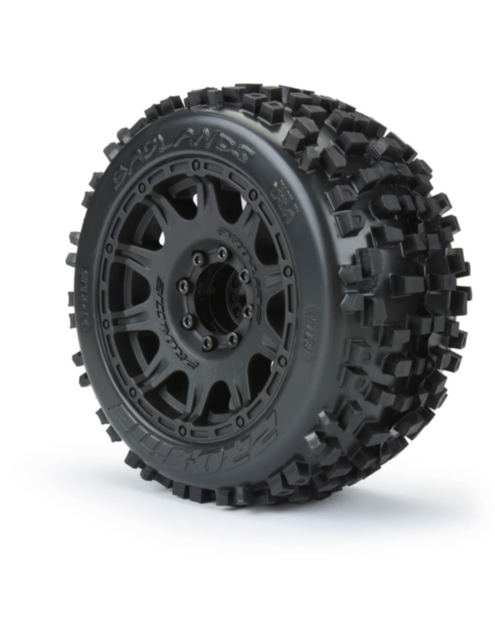 Pro LIne PRO117810 Badlands 3.8" MTD Raid 8x32 Wheels 17mm MT F/R