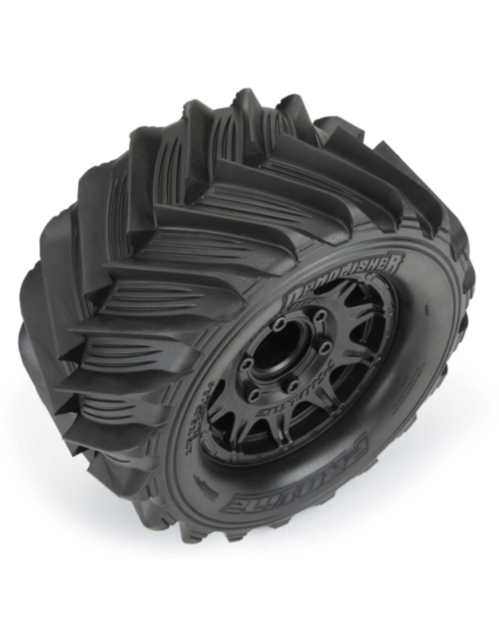 Proline Racing PRO1019610 1/10 Demolisher F/R 2.8" MT MTD 12mm Blk Raid (2)