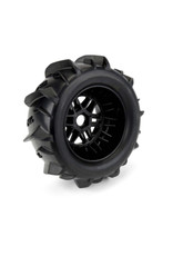 Proline PRO1018910   1/7 Dumont Fr/Rr Sand/Snow Mojave Tires Mounted 17mm Blk Whls (2)