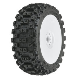 Proline PRO906731 Badlands MX M2 1:8 Buggy MTD White Wheels F/R