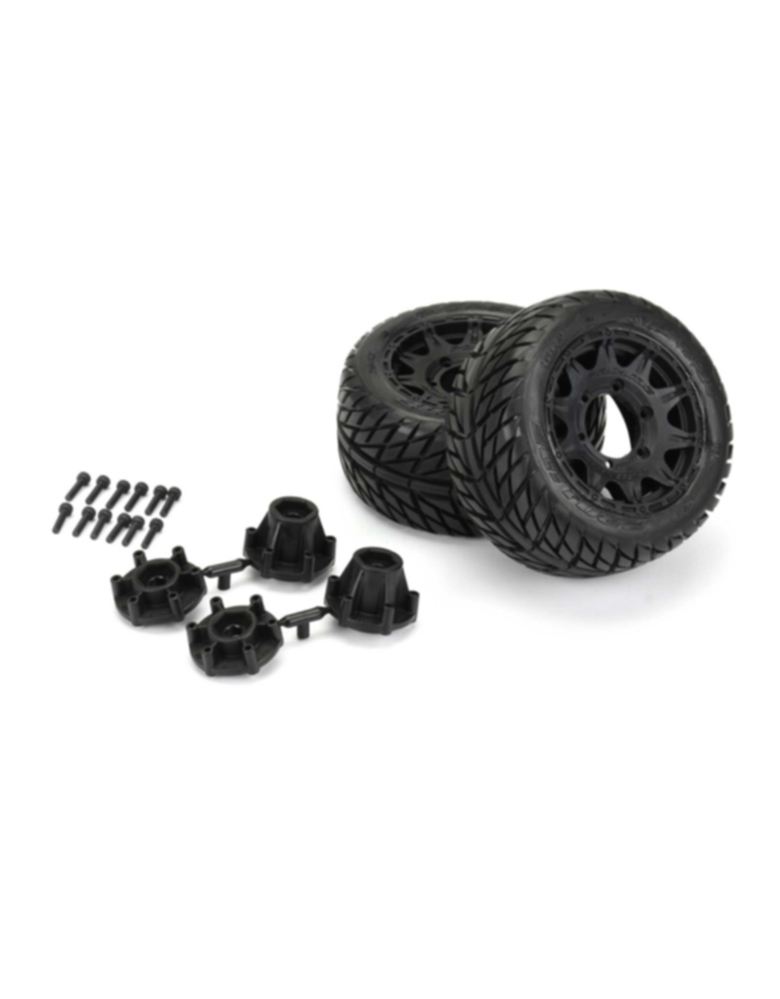 Pro-Line Racing PRO1016110  Street Fighter LP 2.8" MTD Raid Black 6x30 F/R