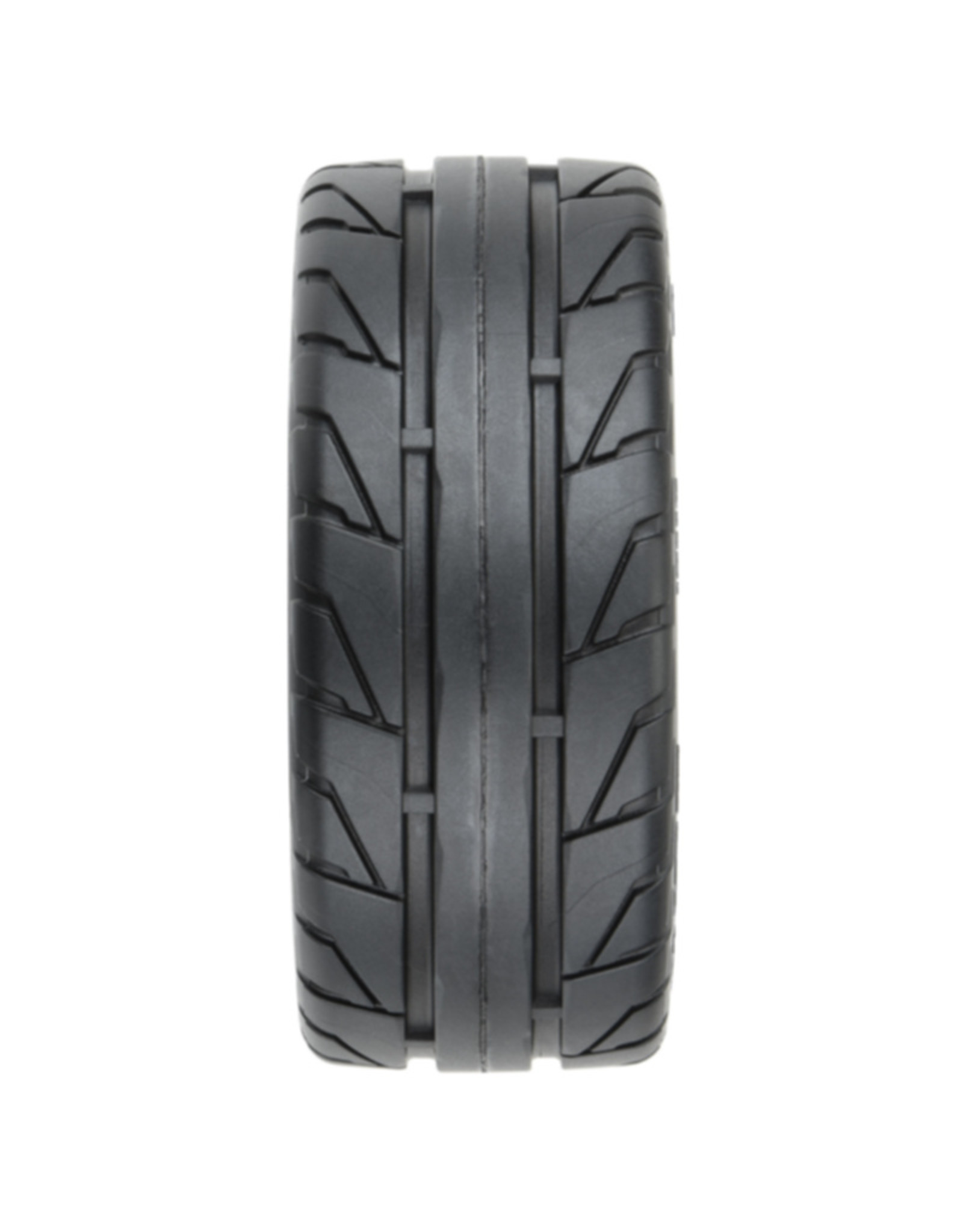 Pro-Line Racing PRO1020410  1/8 Vector S3 Front/Rear 35/85 2.4" Belted Mounted Tires, 14mm Gray
