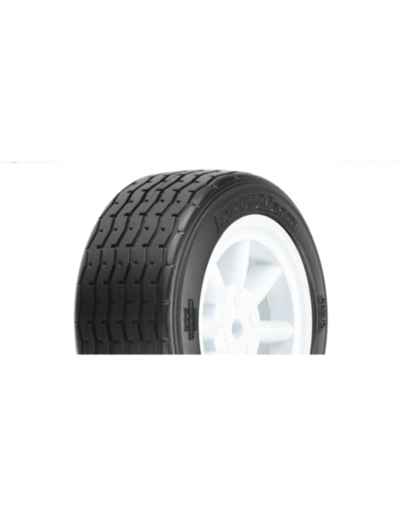 Pro-Line Racing PRM1014017 VTA Front Tire, 26mm, Mounted White Wheel