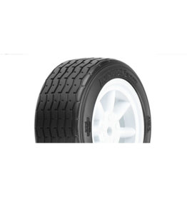 Pro-Line Racing PRM1014017 VTA Front Tire, 26mm, Mounted White Wheel