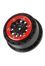 Proline Racing PRO274503 ProTrac Suspension F11 2.2/3.0 Red/Blk BdLoc Whl(2