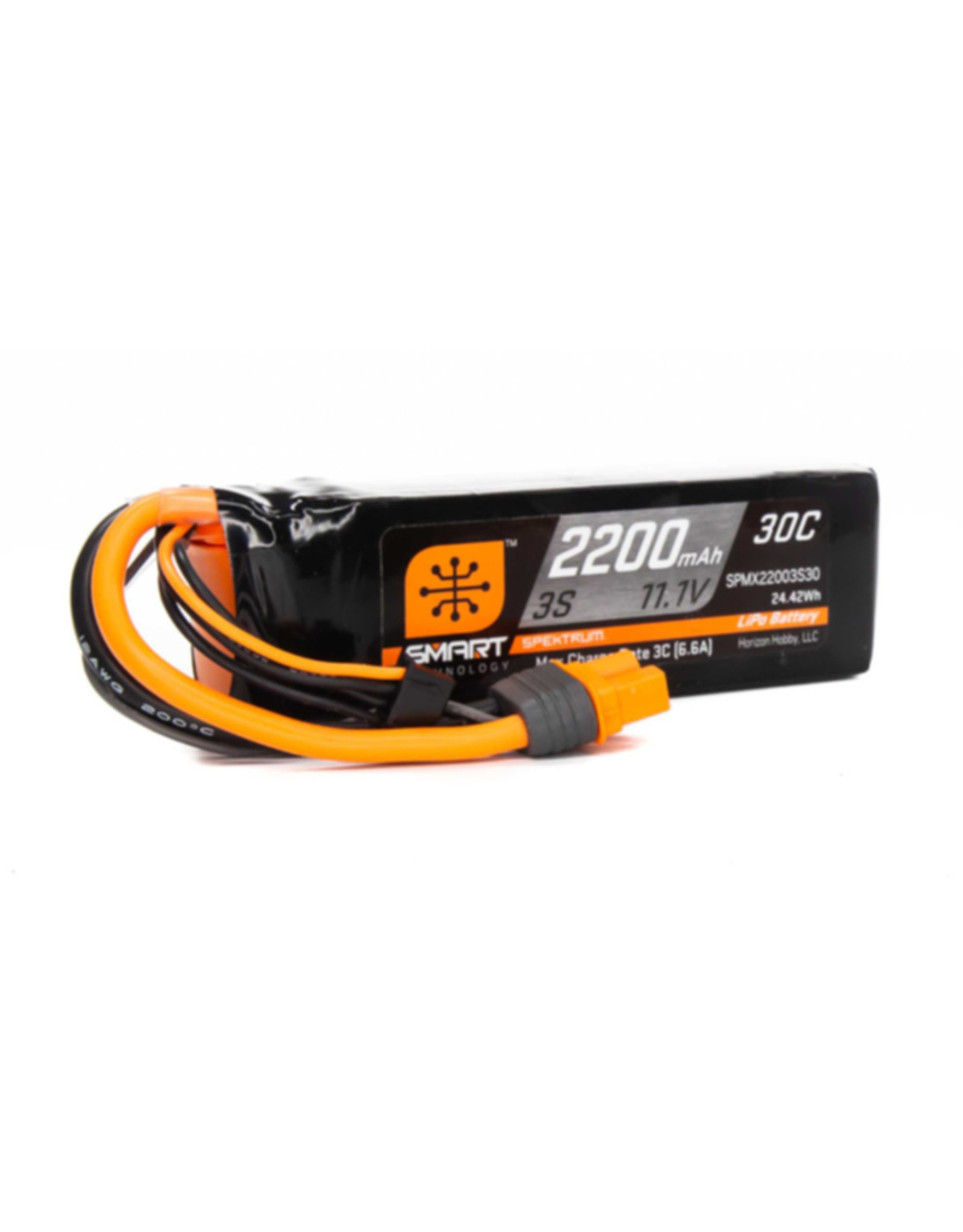 Spektrum SPMX53S100H5 Smart G2 5000mAh 3S 11.1V 100C Hard Case LiPo Battery IC5