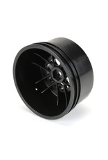 Pro-Line Racing PRO279403   1/10 Showtime+ Wide Rear 2.2"/3.0" 12mm Drag Wheels (2) Black
