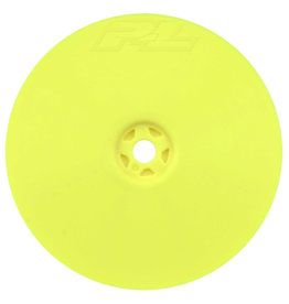 Pro-Line Racing PRO276702 Velocity 2.2 4WD Front Yellow Wheel (2) :XB4