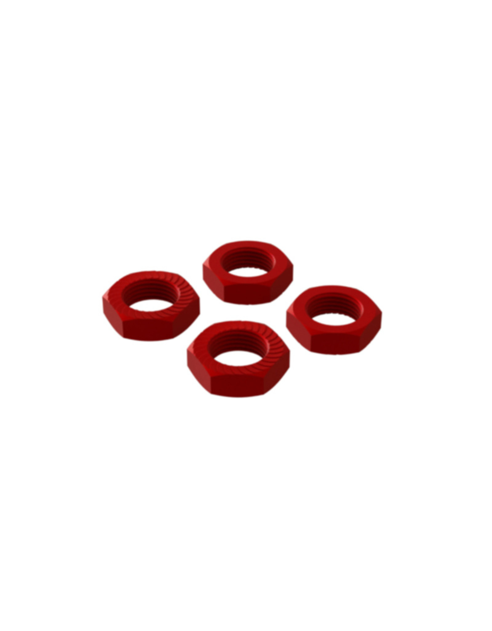 Arrma AR310906 Aluminum Wheel Nut 17mm Red (4)