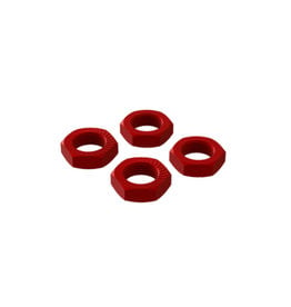 Arrma AR310906 Aluminum Wheel Nut 17mm Red (4)