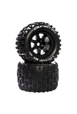 Duratrax DTXC5632 Lockup MT Belt 3.8" Mounted Front/Rear Tires .5 Offset 17mm, Black (2)