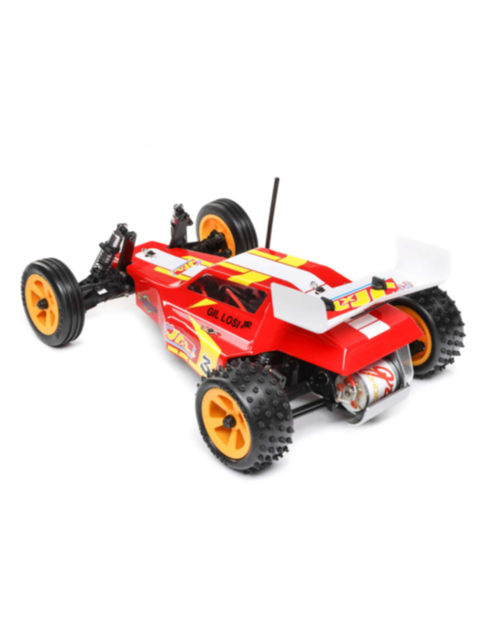 Losi LOS01020T1  1/16 Mini JRX2 Brushed 2WD Buggy RTR, Red