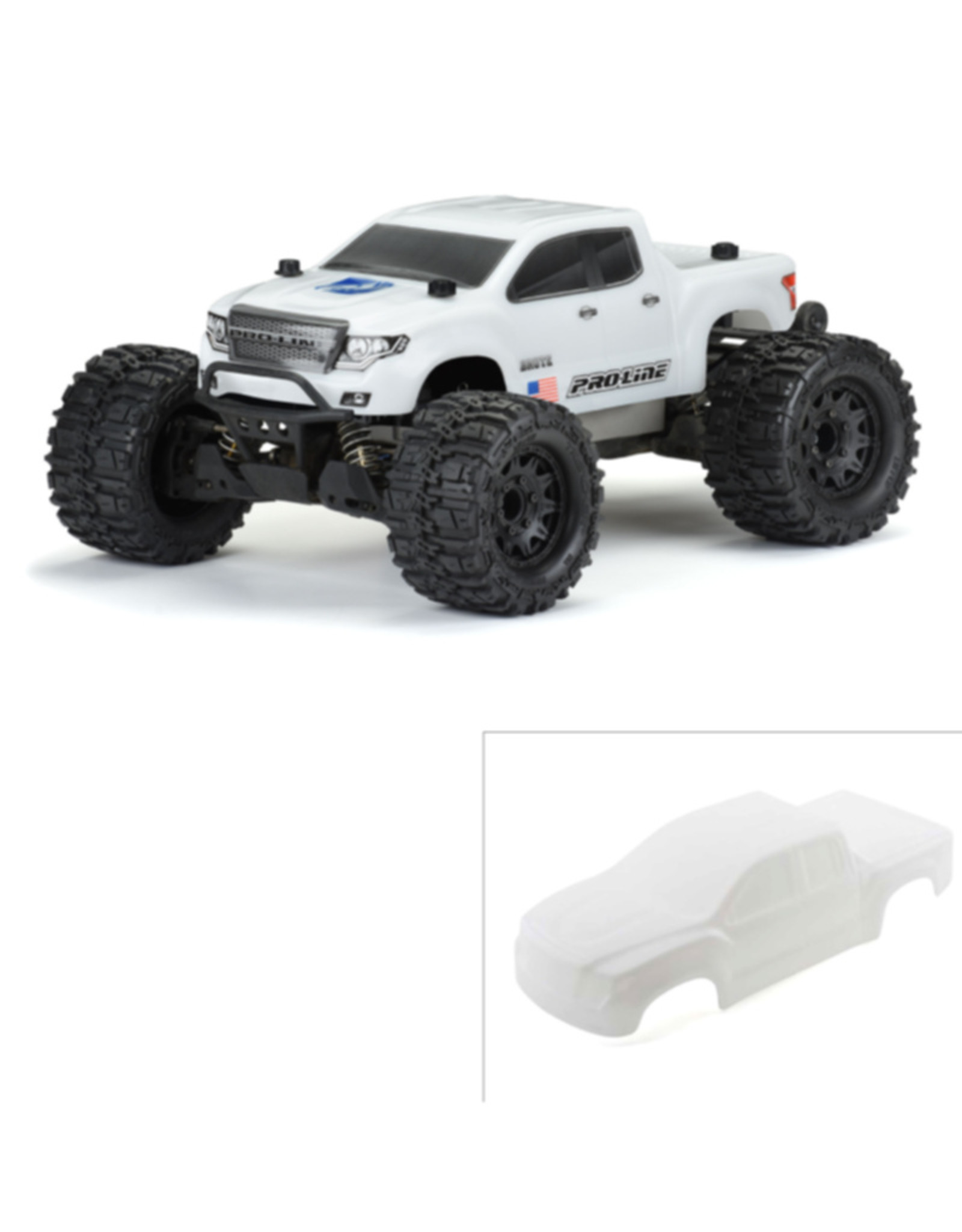 Pro-Line Racing PRO351815		Pre-Cut Brute Bash Armor Clear Body-PROMT/Stampede