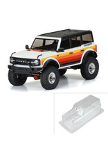 Pro-Line Racing PRO357000  1/10 2021 Ford Bronco Clear Body Set 12.3" Wheelbase: Crawlers