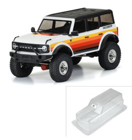 Pro-Line Racing PRO357000  1/10 2021 Ford Bronco Clear Body Set 12.3" Wheelbase: Crawlers