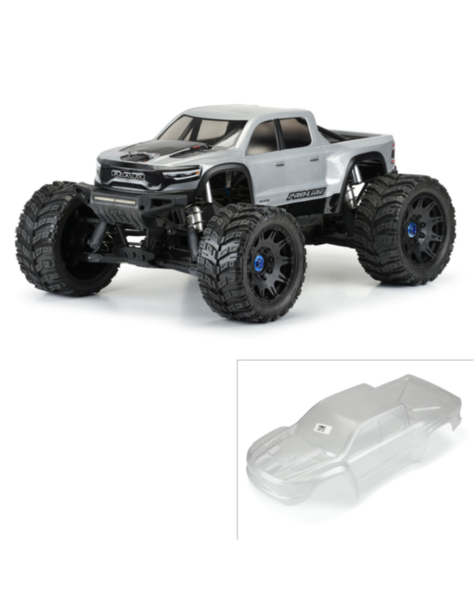 Pro-Line Racing PRO357417		Pre-Cut 2021 Ram 1500 TRX Clear Body X-MAXX