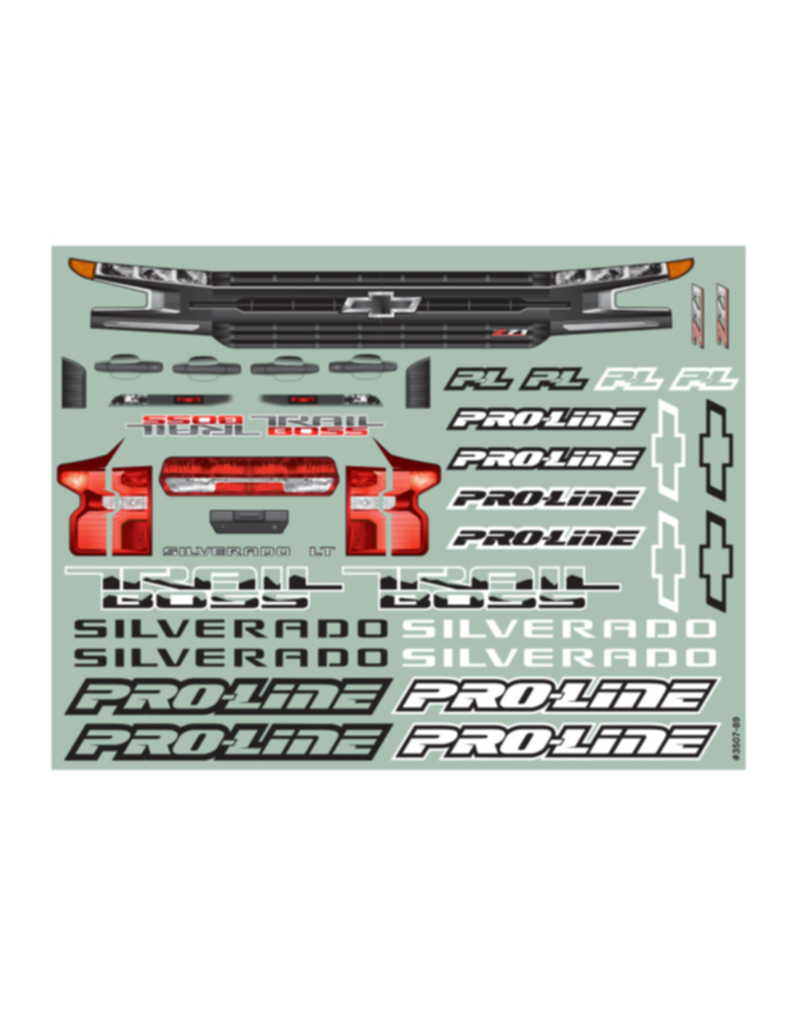 Pro-Line Racing PRO350717 2Pre-Cut 2019 Chevy Silverado Z71 Clear Body X-MAXX
