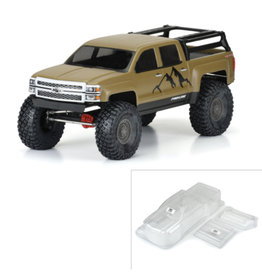 Pro-Line Racing PRO358500  1/10 2015 Chevrolet Silverado Clear Body 13.9" WB