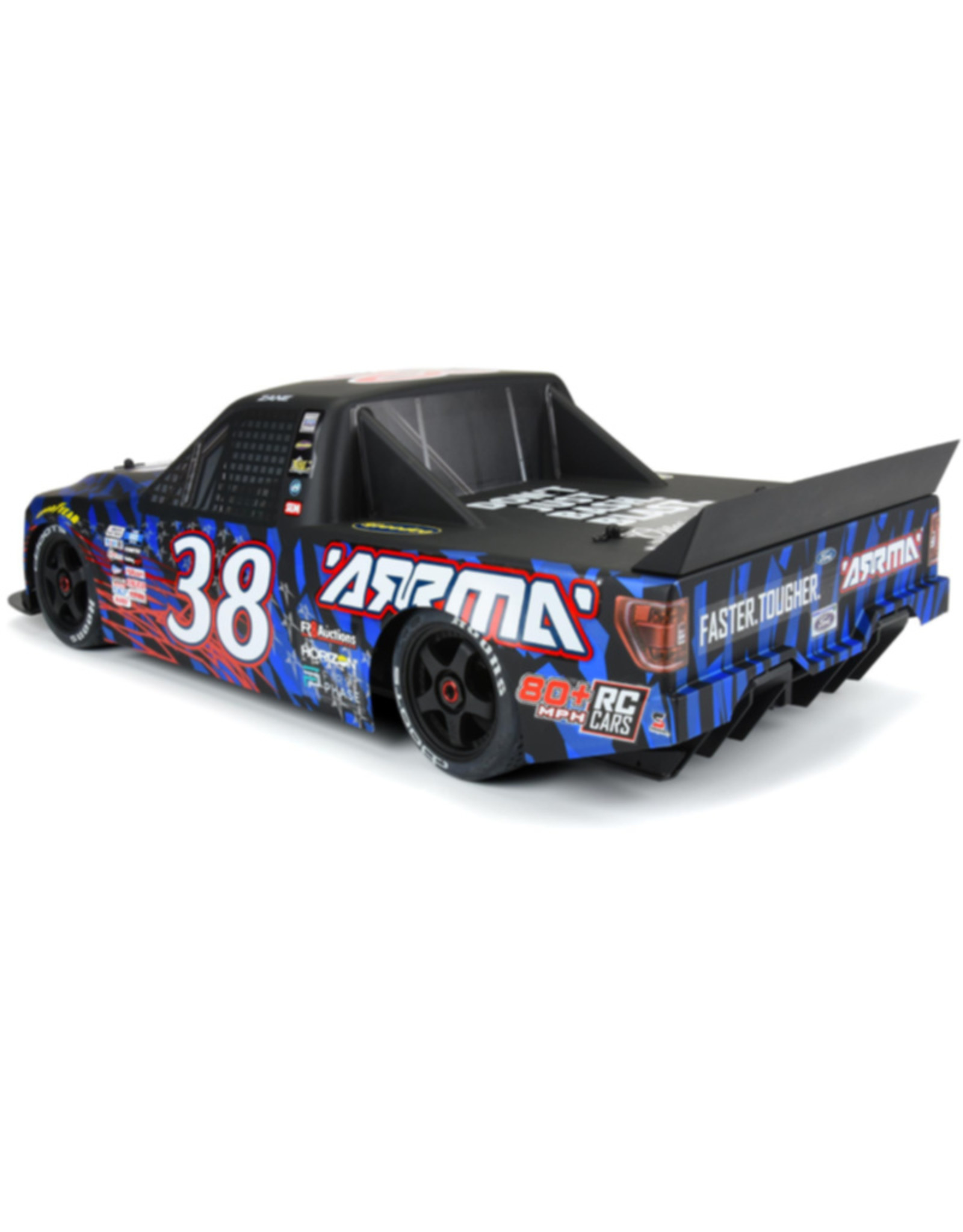 Arrma ARA410016  No. 38 Ford NASCAR Truck Limited Edition Body: INFRACTION 6S BLX