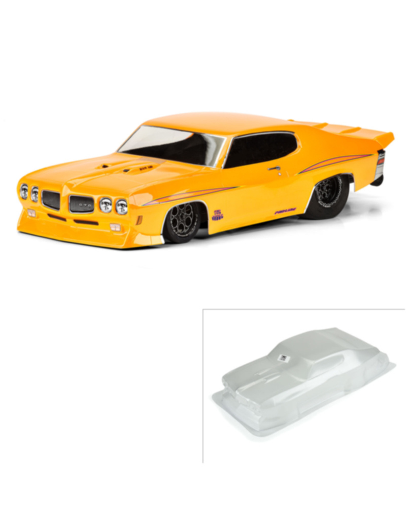 Pro-Line Racing PRO358800  1970 PONTIAC GTO JUDGE CLEAR BODY