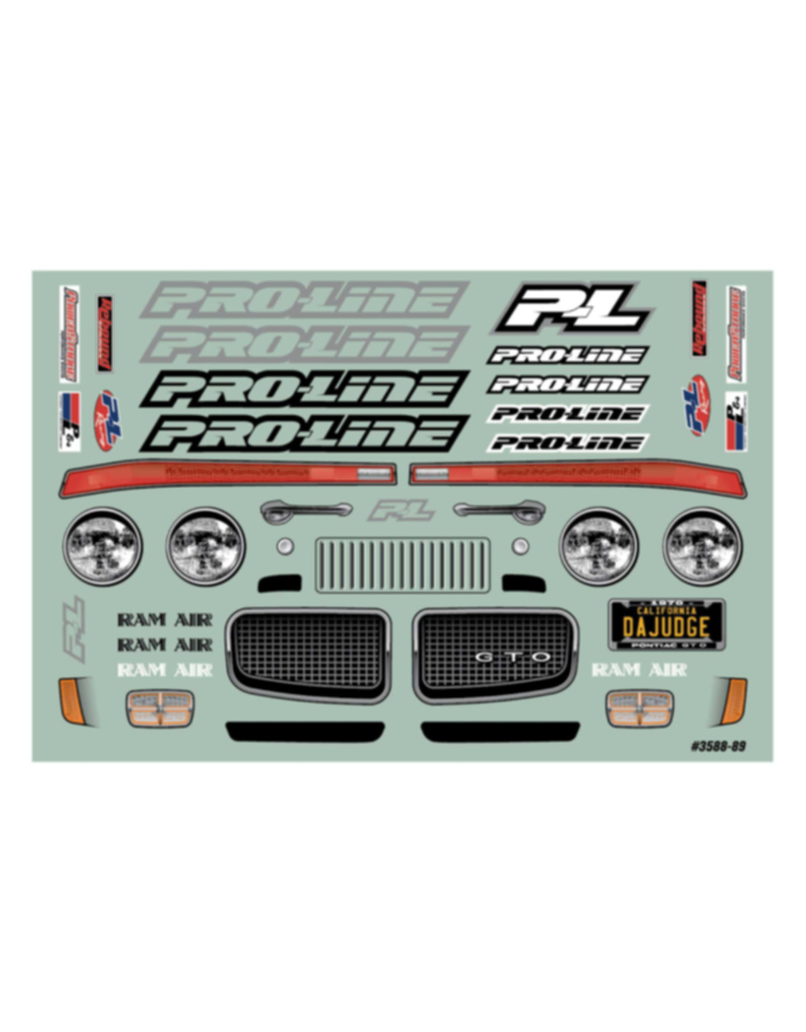 Pro-Line Racing PRO358800  1970 PONTIAC GTO JUDGE CLEAR BODY