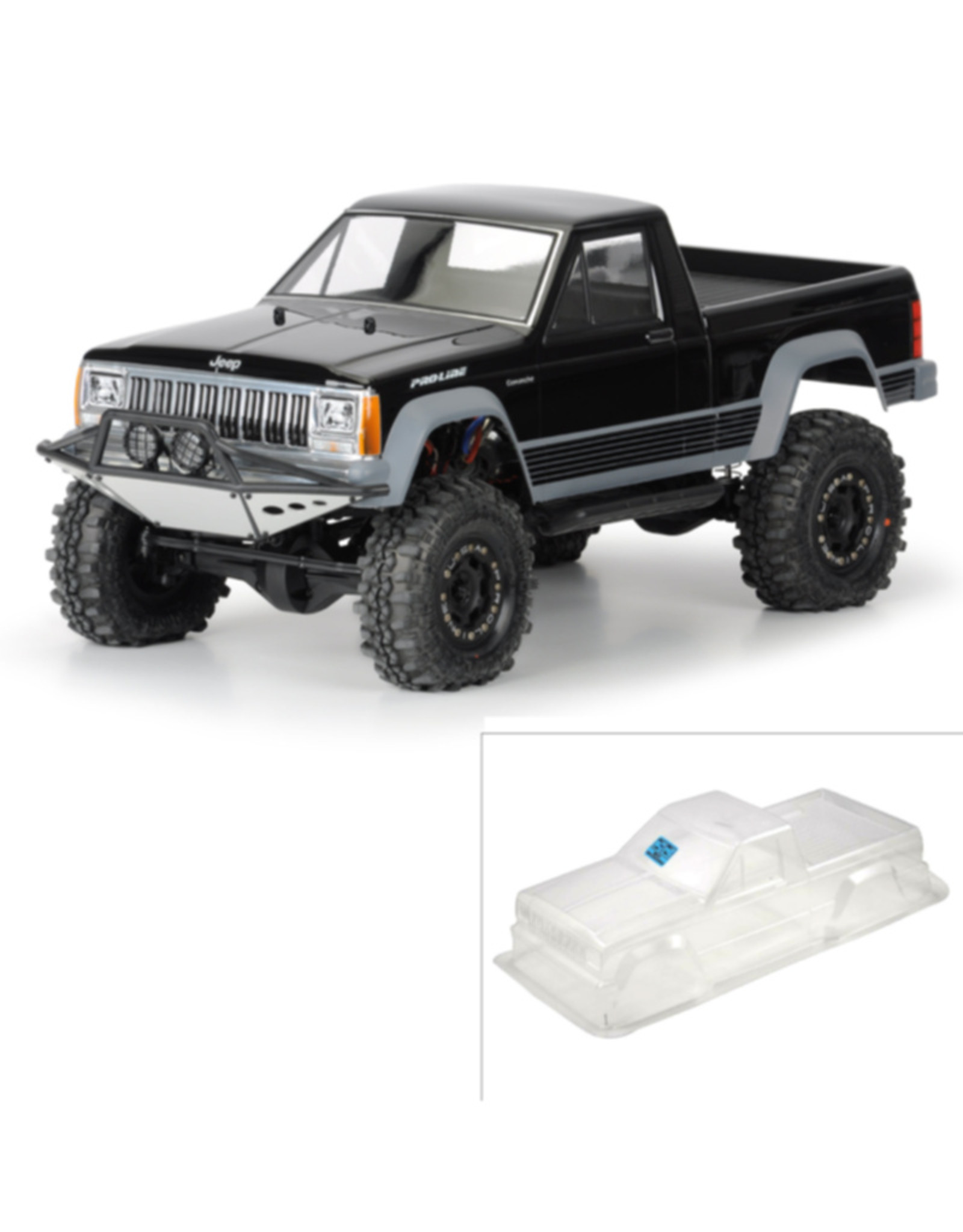 Pro-Line Racing PRO336200 JEEP Comanche Full Bed Clr Body:12.3 Whlbs Crawler