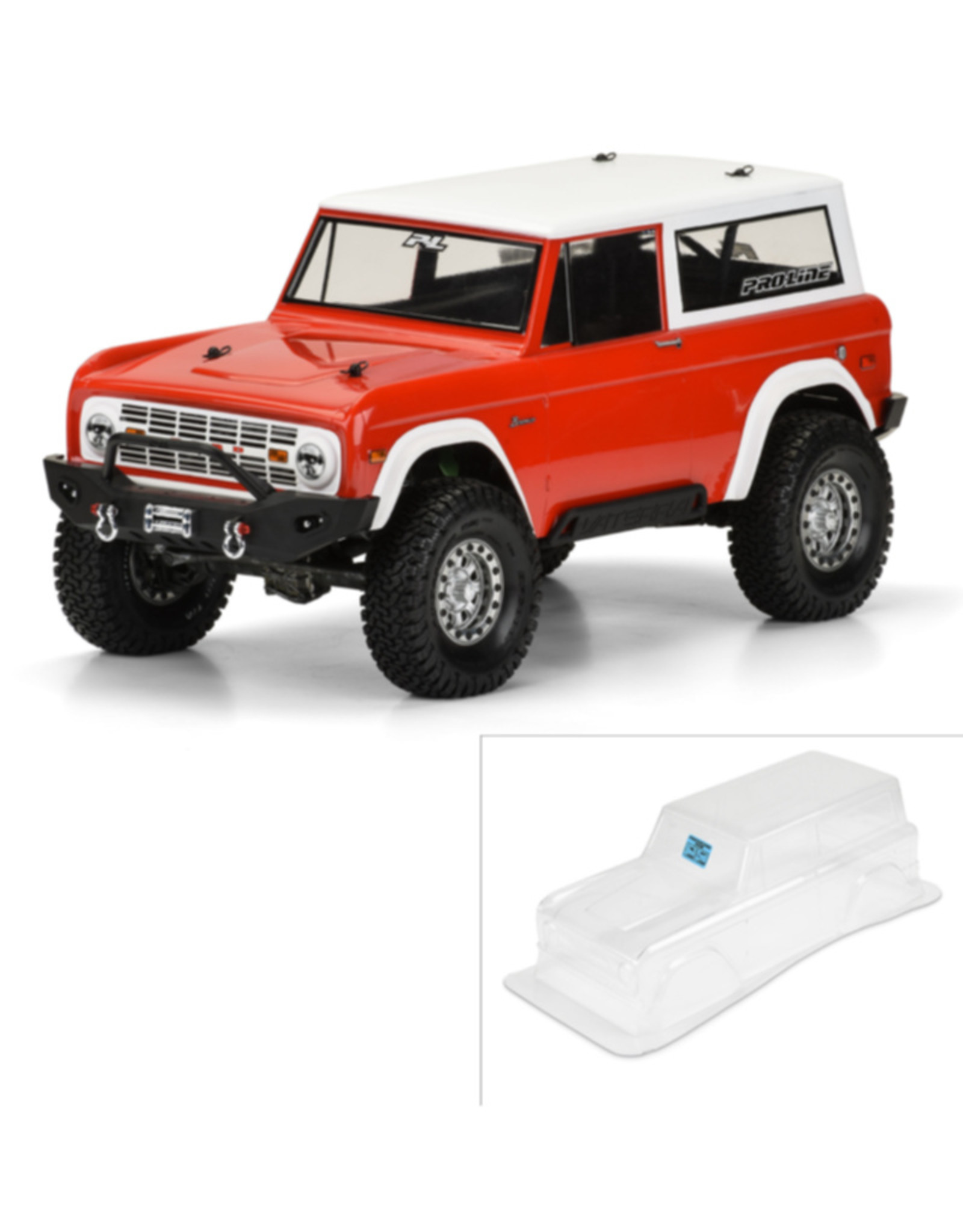 Pro-Line Racing PRO331360 1973 Ford Bronco Clear Body: 1/10 Rock Crawler