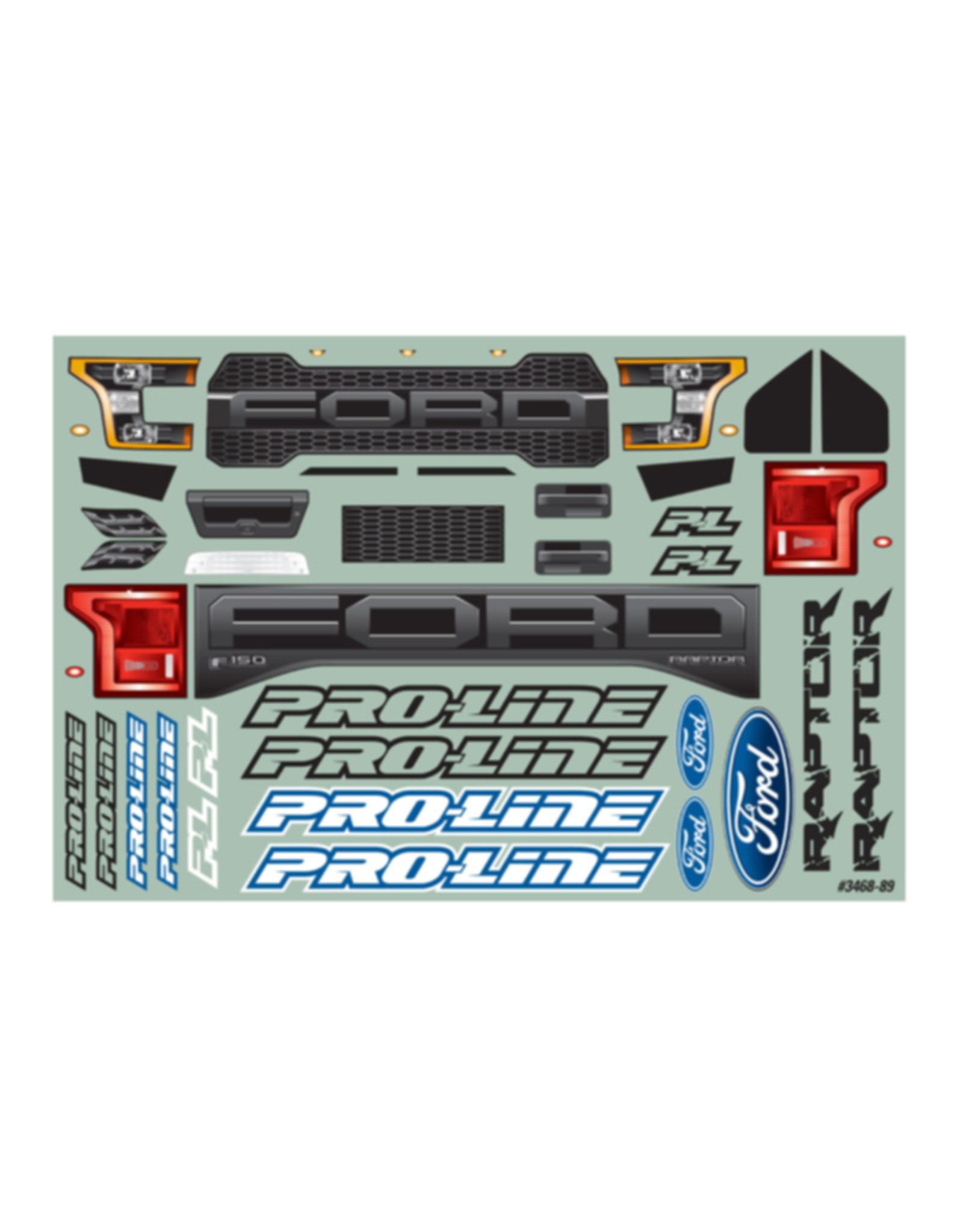 Pro-Line Racing PRO346800 2017 Ford F-150 Raptor Clear Body :REVO 3.3