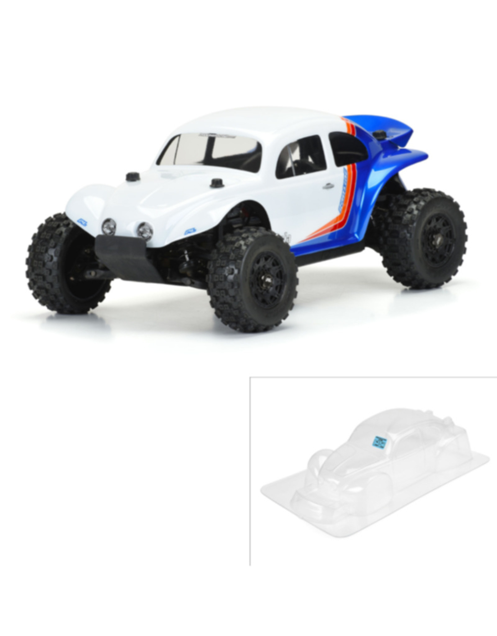 Pro-Line Racing PRO323862 Baja Bug Clear Body: SLH, SLH 4x4