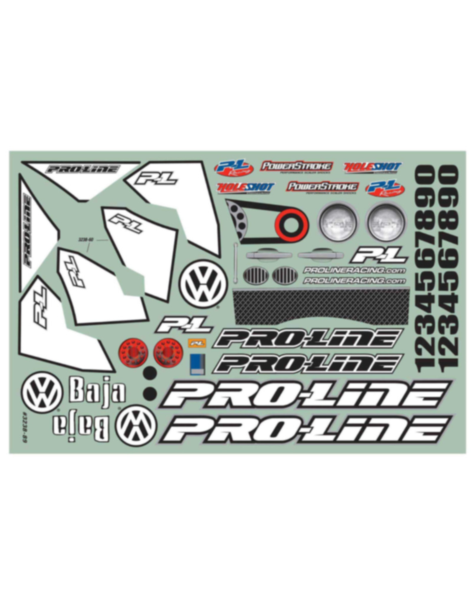 Pro-Line Racing PRO323862 Baja Bug Clear Body: SLH, SLH 4x4