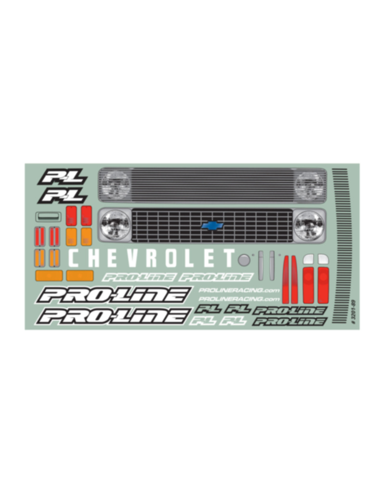Pro-Line Racing PRO322700 72 Chevy C10 Long Bed Body, Clear:Revo 3.3,LST,MGT