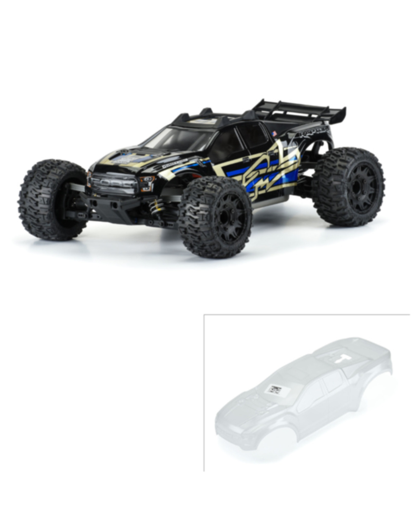 Pro-Line Racing PRO352817		Pre-Cut 2017 Ford F-150 Raptor Clr Bdy Rustler 4x4