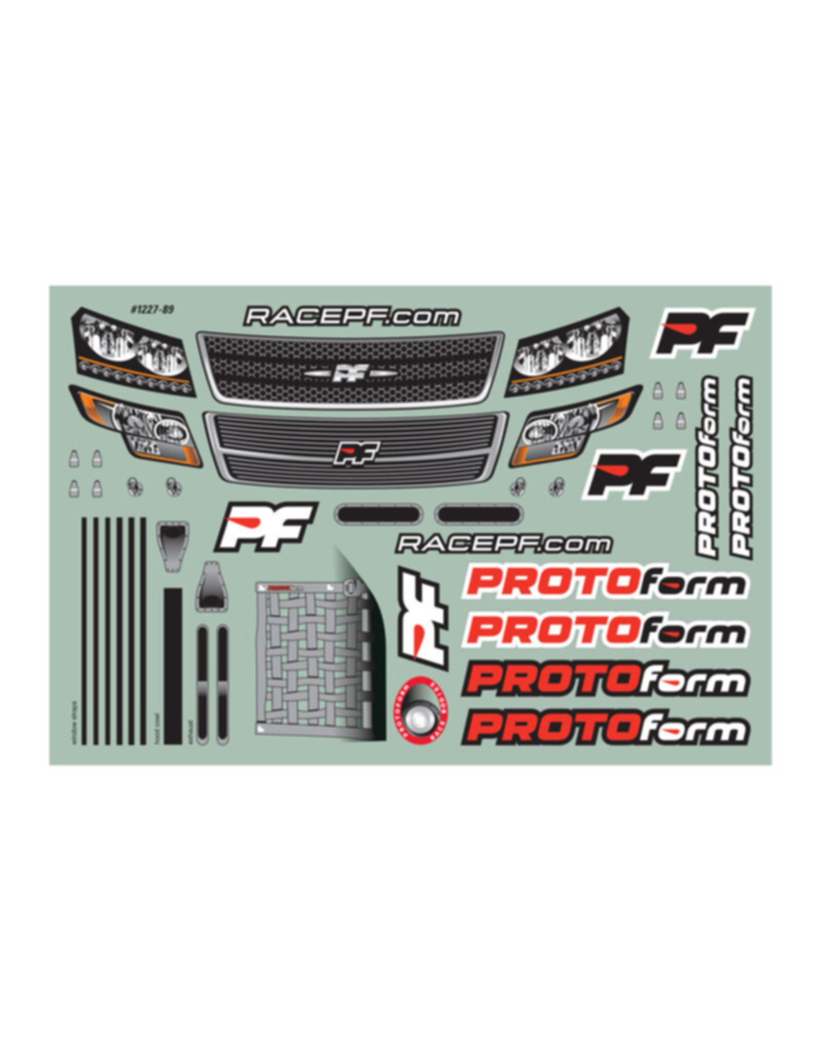 Protoform PRM122721 ORT Oval Race Truck Body, Clear