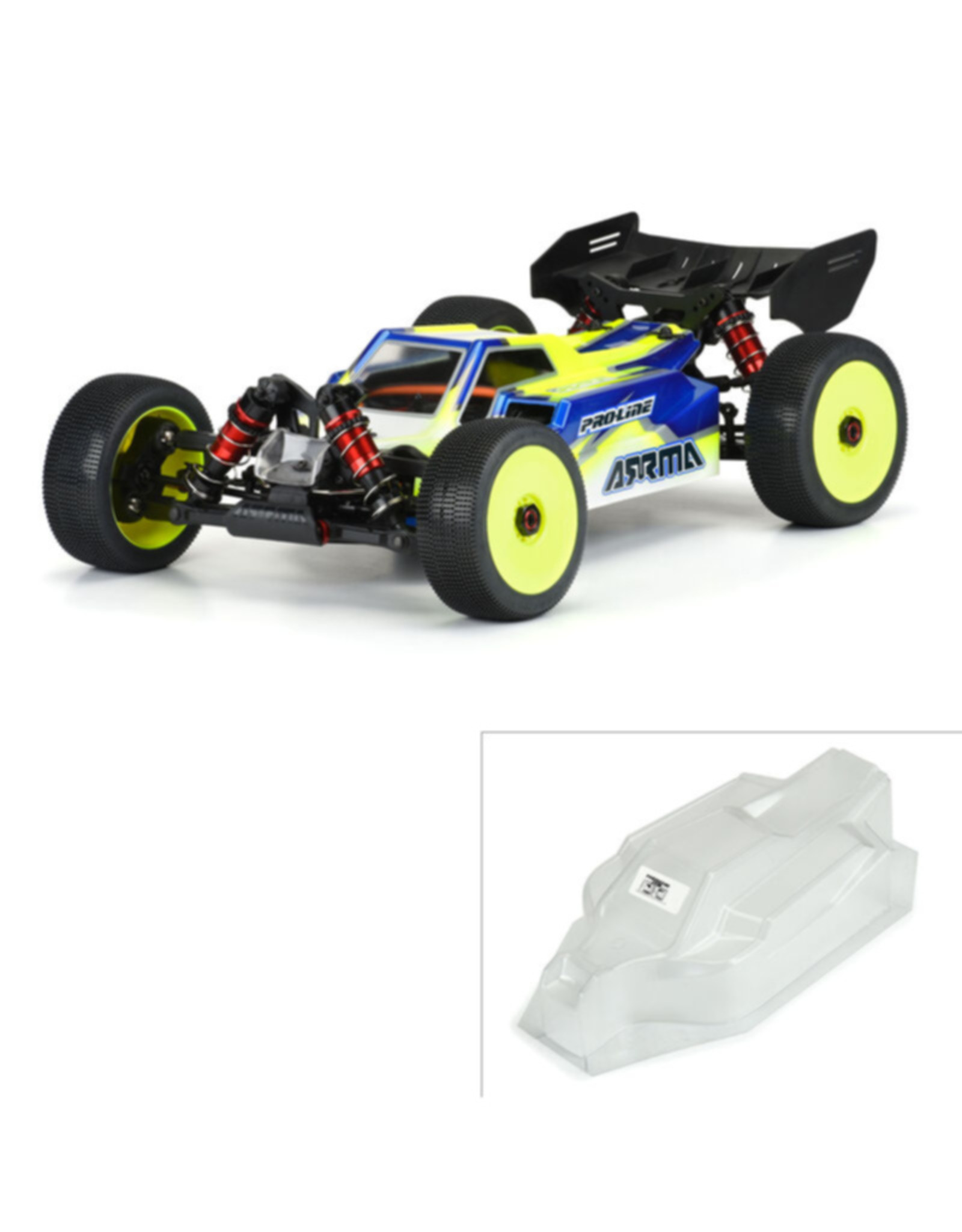 Pro-Line Racing PRO358000 Axis clear body for ARRMA TLR Tuned TYPHON and TYPON 6S