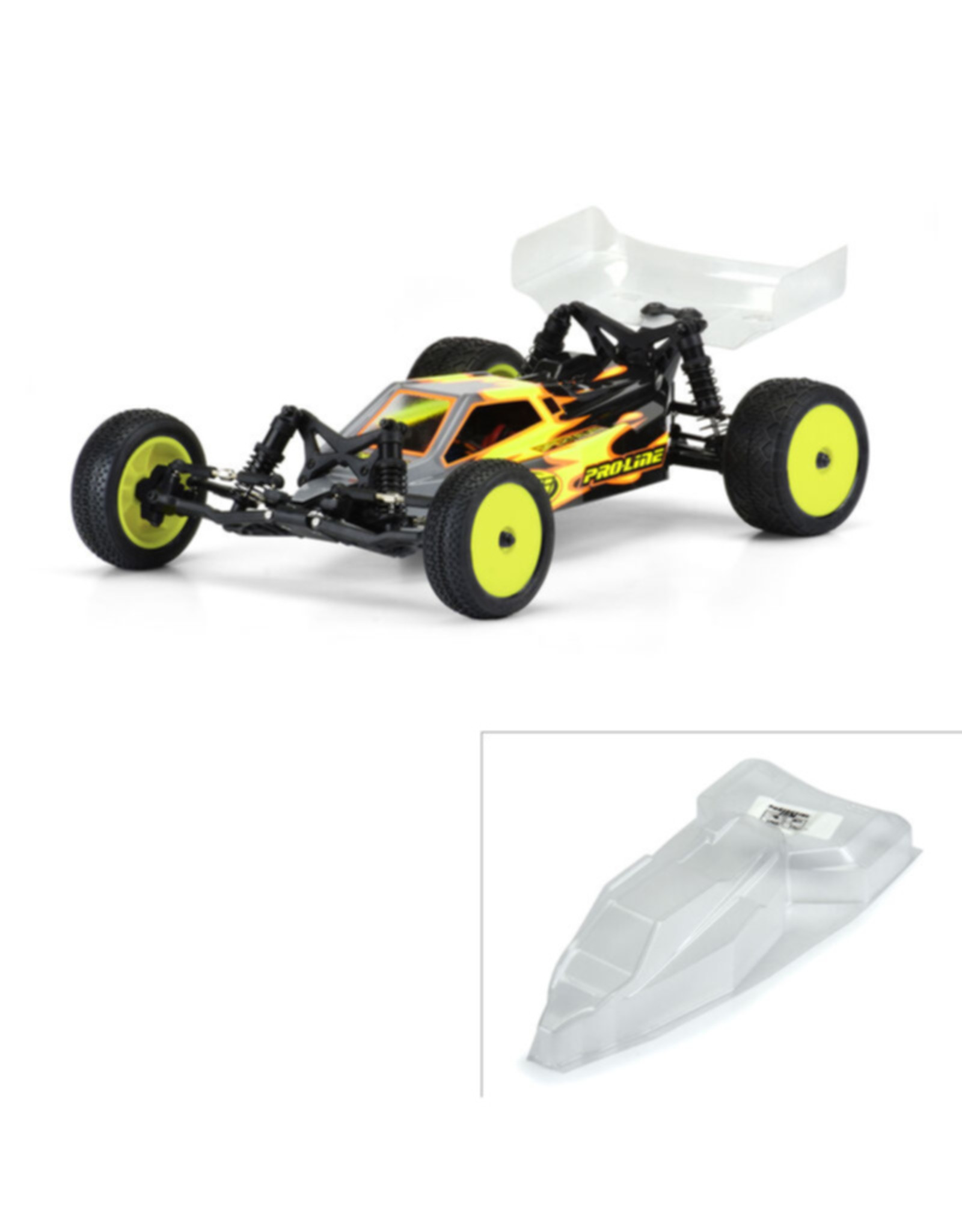 Pro-Line Racing PRO356000		1/16 Axis Light Weight Clear Body: Mini-B