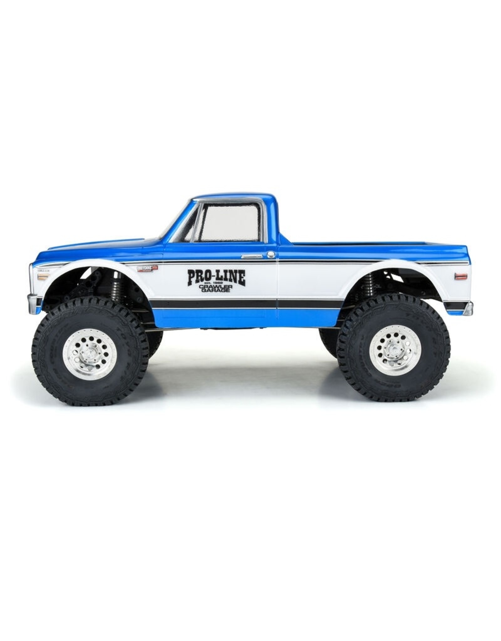 Pro-Line Racing PRO360400  1/10 1972 Chevy K-10 Clear Body 12.3" Wheelbase Crawlers