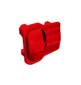 Traxxas TRA9738-RED Differential cover, front or rear (red) (2)