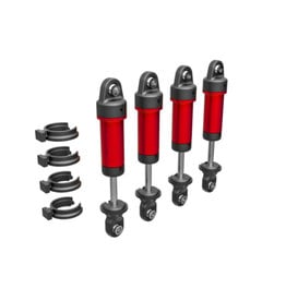 Traxxas TRA9764-RED SHOCK ASSM W/O SPRINGS RED