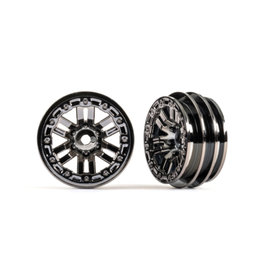 Traxxas TRA9768-BLKCR Wheels, 1.0" (black chrome) (2)