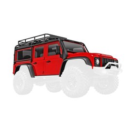 Traxxas TRA9712-RED BODY TRX-4M DEFENDER RED