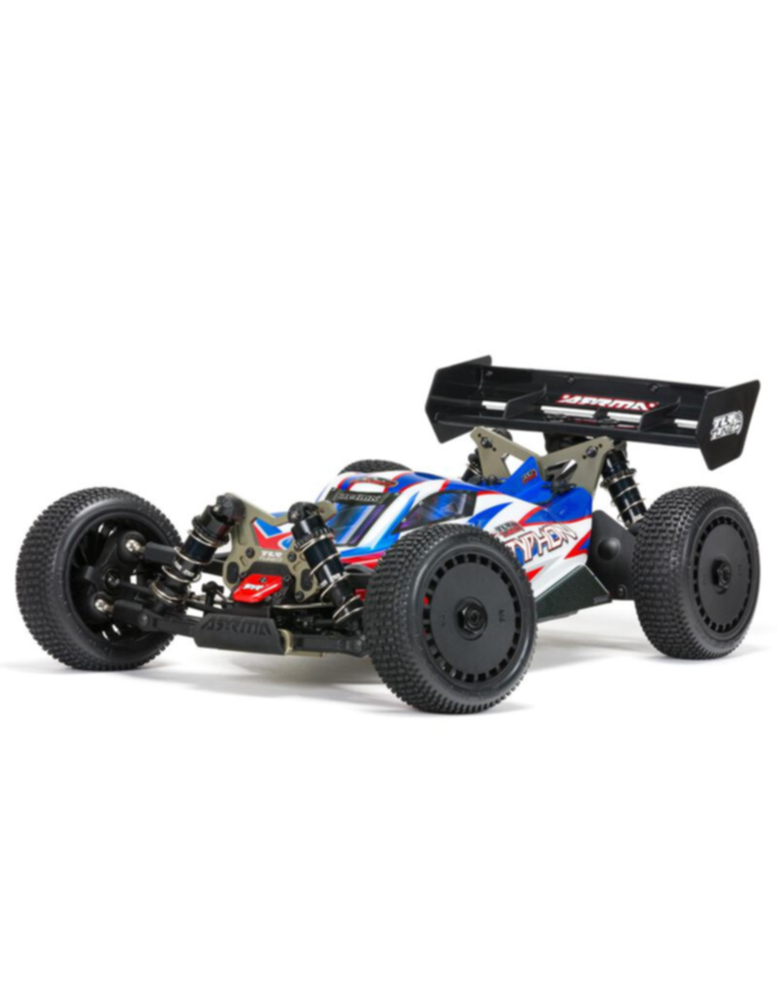 Arrma ARA8406 TLR Tuned TYPHON 6S 4WD BLX 1/8 Buggy RTR Red/Blue