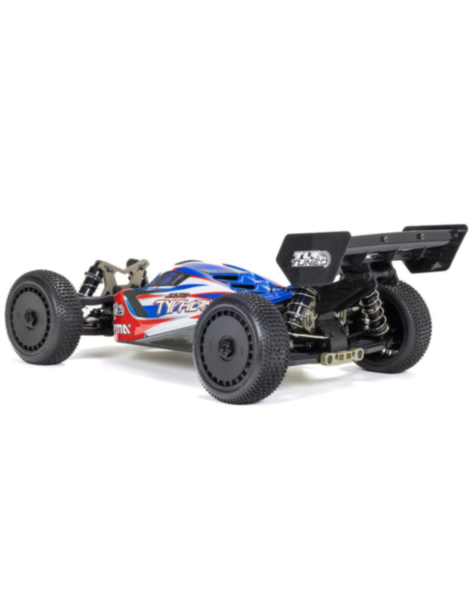 Arrma ARA8406 TLR Tuned TYPHON 6S 4WD BLX 1/8 Buggy RTR Red/Blue