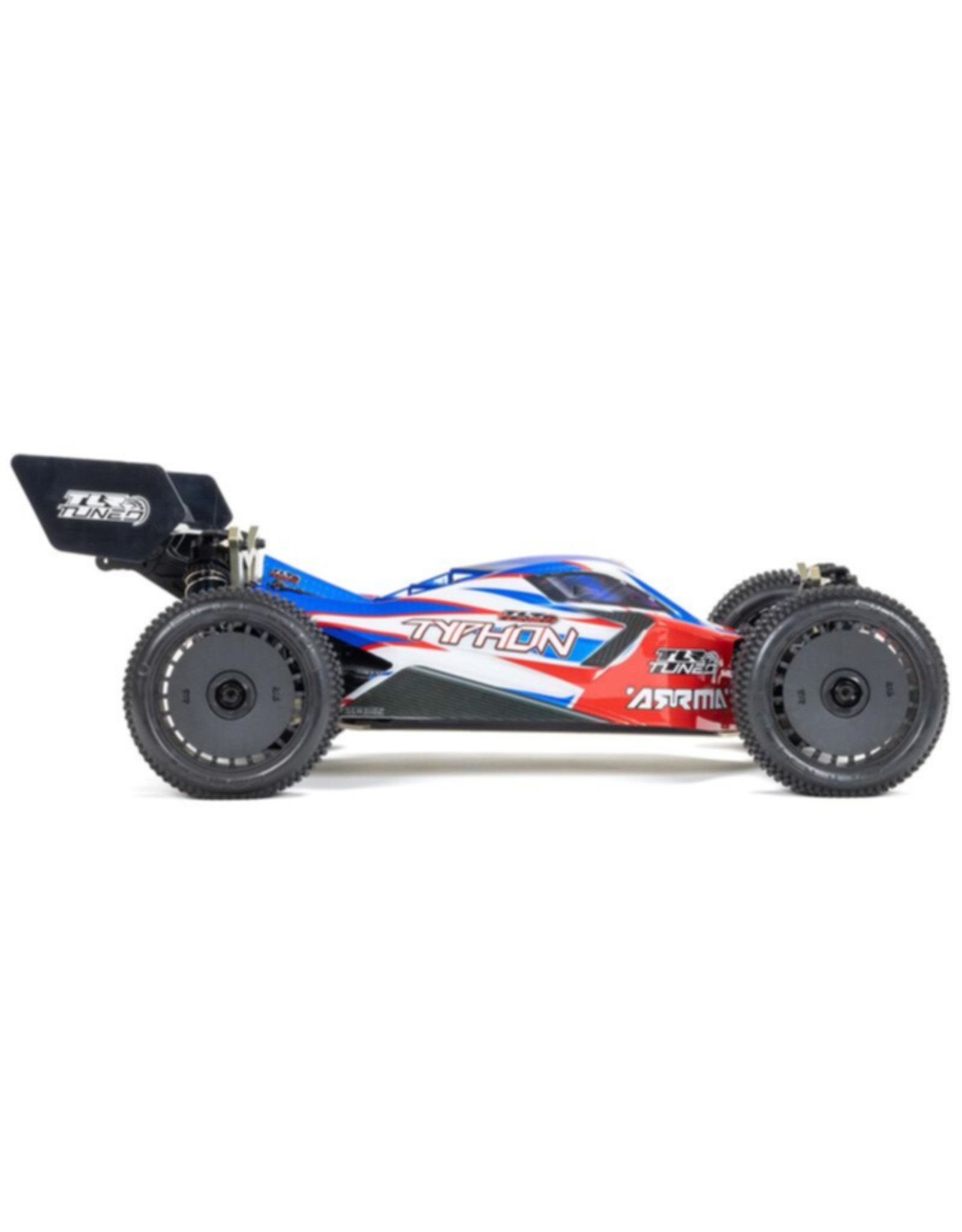 Arrma ARA8406 TLR Tuned TYPHON 6S 4WD BLX 1/8 Buggy RTR Red/Blue