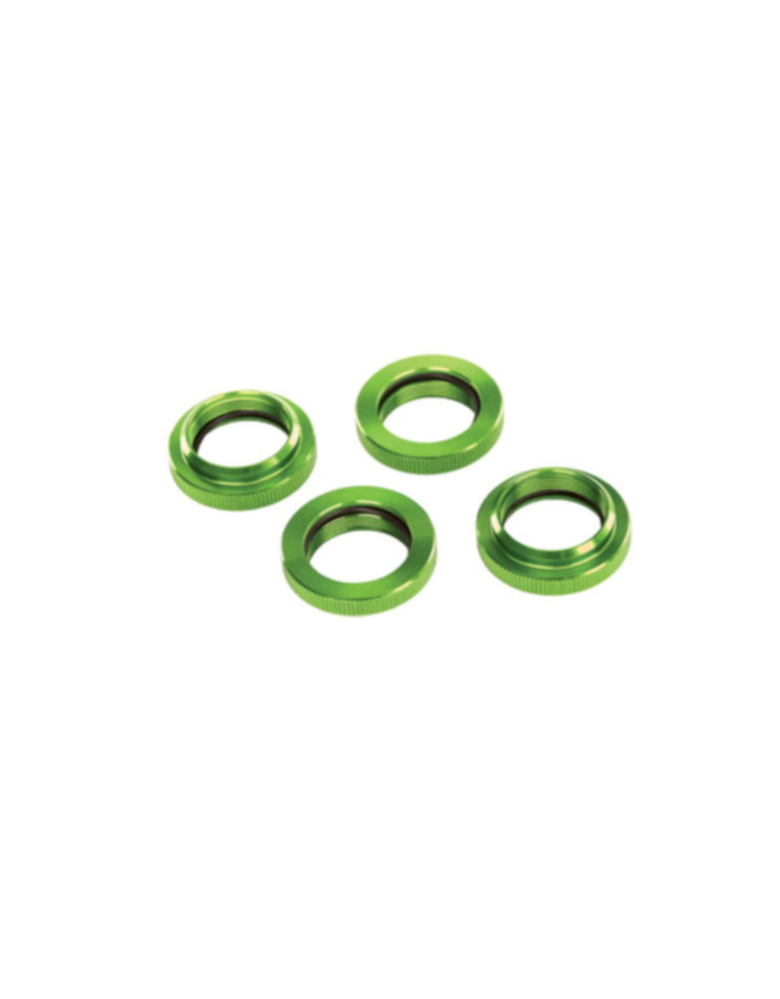 Traxxas TRA7767G Spring Retainer, adjuster, (green)