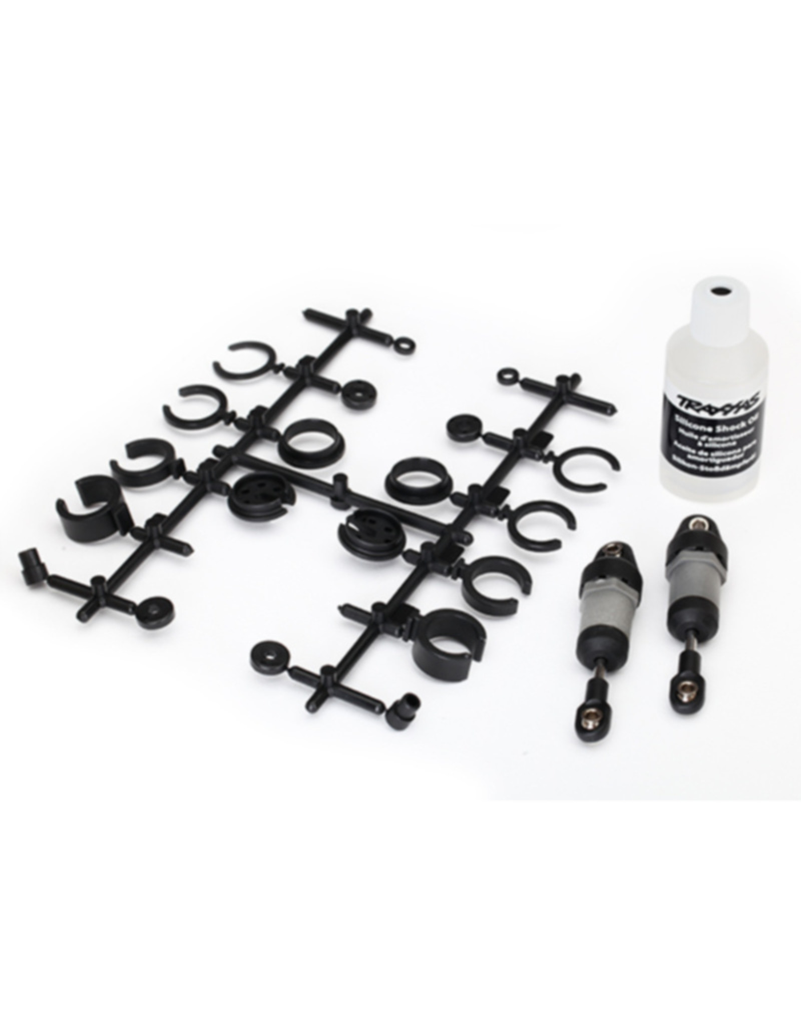 Traxxas TRA8360 Ultra Shocks (grey) (short) (includes spring pre-load spacers) (2)