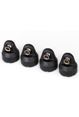 Traxxas TRA8361 Shock caps (black) (4) (assembled with hollow balls)